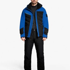 Skiwear Mens ski-outfit Ziener TIDAL Z Men Colbalt Blue Ski Jacket Herren Skijacke