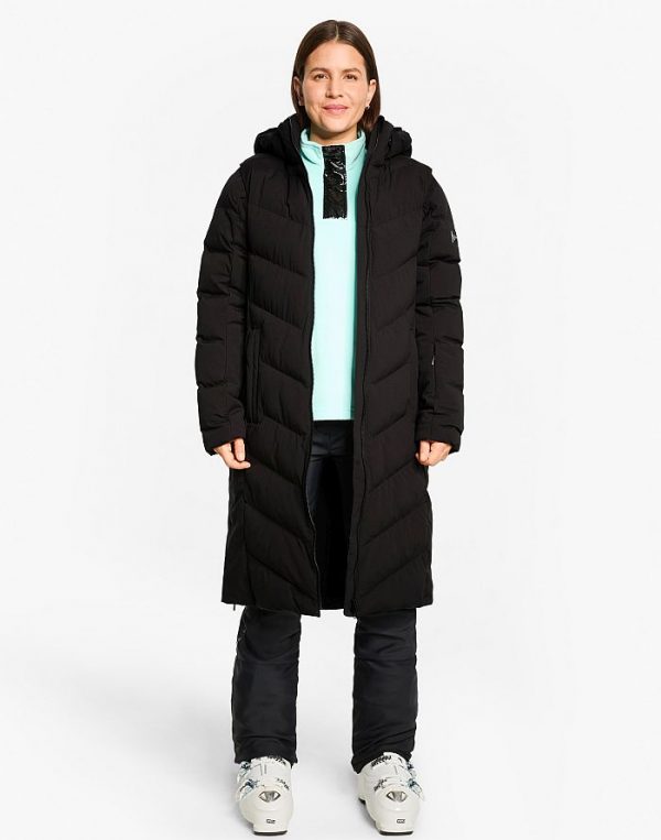 Ladies ski-outfit Ziener TELSE Z Lady Schwarz Black Ski Mantel Damen Skijacke
