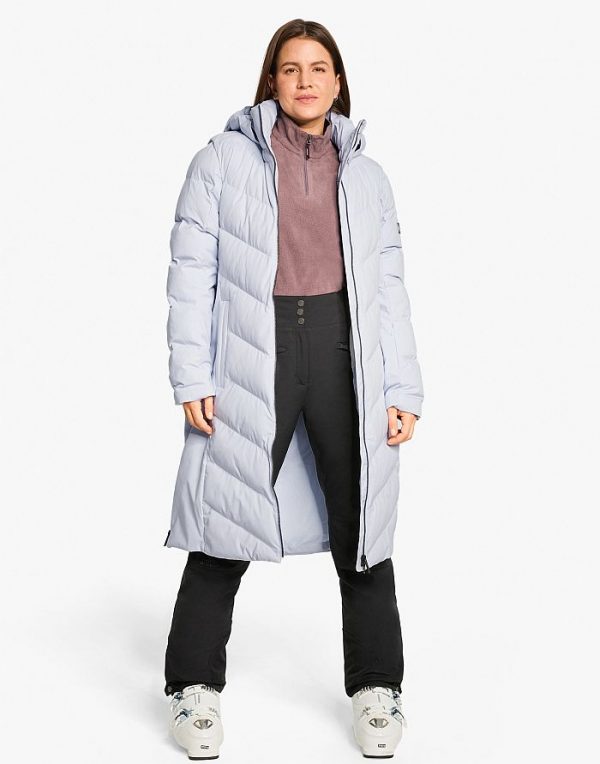 Ladies ski-outfit Ziener TELSE Z Lady Frosty Glacier Blue Ski Mantel Damen Skijacke