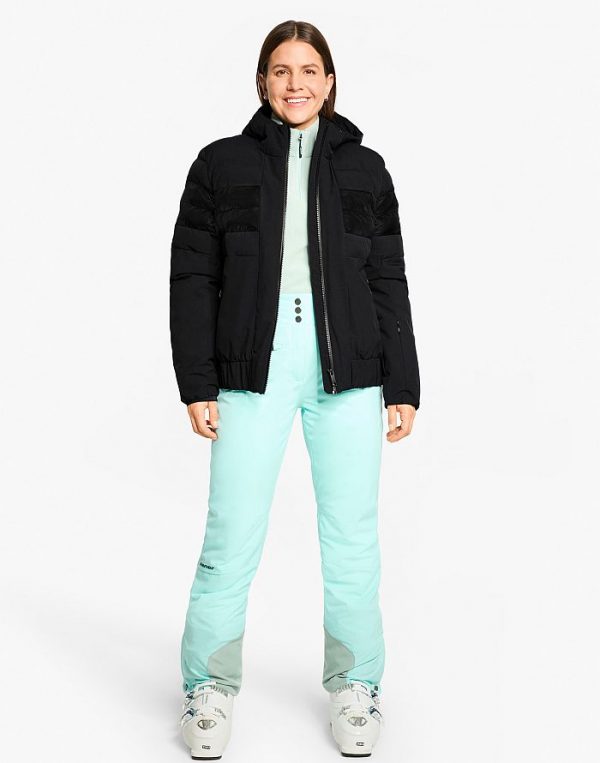 Ladies ski-outfit Ziener TINDIA Z Lady Black Schwarz Ski Jacket Ski Jacket Damen Skijacke