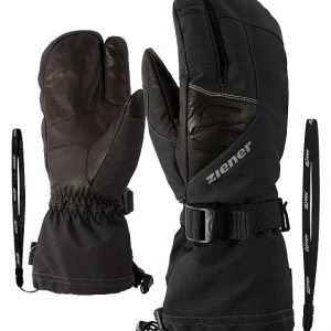 Ziener Gofriedo Lobster Grey Iron Tec Ski Mitten