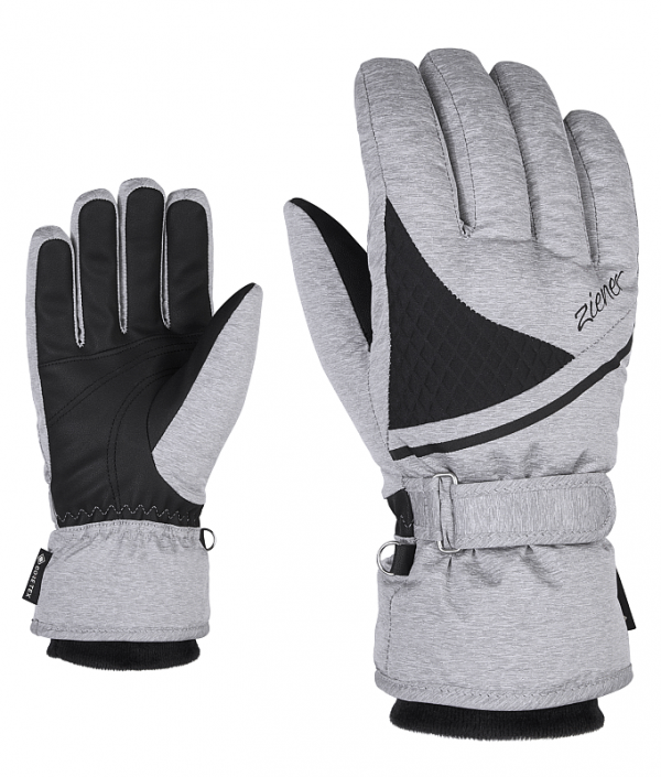 Ziener Damen Ski Handschuhe KiANA GTX Grau Grey 7,5 Ladies GORETEX Warm Glove