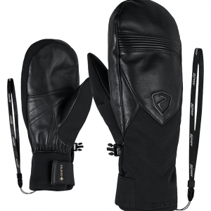 Ziener Damen Ski faustlinge KABiRAL GTX PR 7,5 Schwarz Black GORETEX PrimaLoft