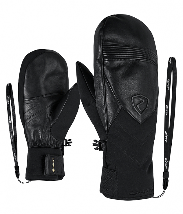 Ziener Damen Ski faustlinge KABiRAL GTX PR 7,5 Schwarz Black GORETEX PrimaLoft