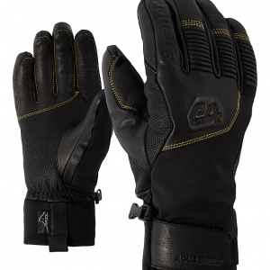 Ziener Herren Ski Handschuhe GANZENBERG AS AW 8,5 Schwarz Black AquaShield Wool